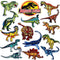 15 Pcs Dinosaur Patch Dinosaur Embroidery Patches Sew On or Iron On Patches for Kids Clothing Repair Decoration DIY Badge Applique Clothes Backpac...