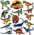 15 Pcs Dinosaur Patch Dinosaur Embroidery Patches Sew On or Iron On Patches for Kids Clothing Repair Decoration DIY Badge Applique Clothes Backpac...