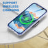 STERKER Compatible for iPhone 12 Pro Max Case, Full Body Rugged Floral Pattern Case with Built-in Touch Sensitive Screen Protector, Soft TPU Bumpe...
