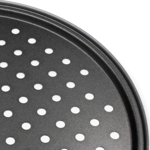 Handook Pizza Pan for Oven, Nonstick Pizza Pans, Carbon Steel Pizza Pan with Holes, Pizza Baking Pan for Oven Baking Supplies, for Home Baking Kit...