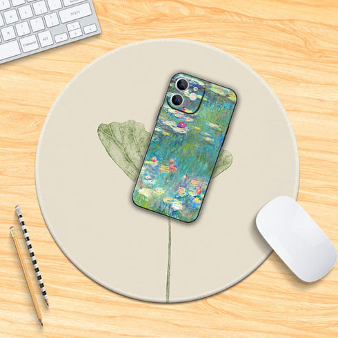 Retro Floral Phone Case for iphone 11, Water Lilies by Monet Green Landscape Aesthetic Art iphone Case, Shockproof Protection...
