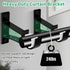 TOKPLNU Curtain Rod Bracket, Black 6 Pack Curtain Rod Holders Heavy Duty Curtain Rod Hooks Hangers for 1 Inch Drapery Rods, Single Curtain Rod Han...