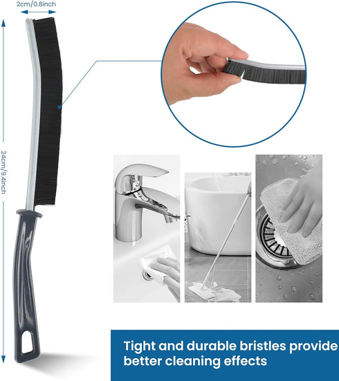 KITONETI 6pcs Cleaning Brush, Brush for Cleaning Gaps, Stiff Brush for Household Cleaning Toilet Brush for Bathroom Cleaning, Very Clever Brush Ha...