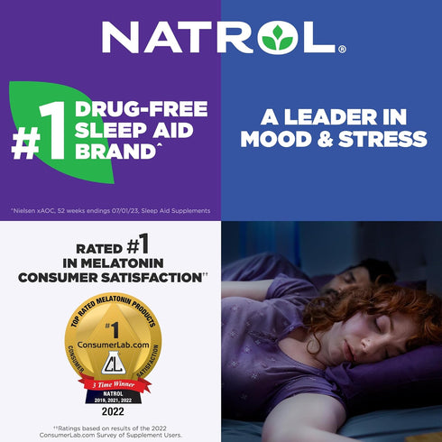 Natrol Sleep+ Calm Melatonin Gummies for Adults, Sleep Gummies, Strawberry Flavor, 60 Gummies, 30 Day Supply...