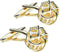 Men's Classic Metal Knot Tuxedo Shirt Cufflinks for Men Bridegroom Wedding Business Clothing Gift with Box...