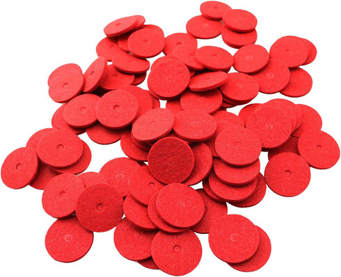 ZYAMY 100pcs Sewing Machine Spool Pin Felt Pad 1x0.2x0.08 inches Felts Thread Spool Pin Sewing Machine Spool Adapter Treadle Sewing Machine Parts ...