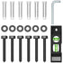 HOME VISION Lag Bolt Kit for TV Wall Mount, Including M7x55mm Lag Bolts, Wall Anchors, Washers, Allen Key, Bubble Level, for Wood Stud/Brick/Concr...