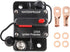 RED WOLF 100A Amp Circuit Breaker W/6 Gauge Battery Ring Terminal Connector Manual Reset Switcher for Boat Trolling Motor Marine ATV Car Stereo Au...