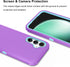 for Samsung Galaxy S23 FE 5G Case, Triple Layer Heavy Duty Armor Rugged Drop Protection Shockproof Protective case for Galaxy S23 FE 5G 2023, Purp...