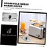 1pc Toaster Cover Small Appliance Cover Toaster Appliance Top Toaster Top Cover Lid for a Toaster Toasters Bread Maker Upper Cover Stainless Steel...
