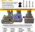 Spider Tool Holster - Drill Pins - Pack of Three - Attaches to The Side of Any Brand Power Drill and Driver with provided Screws - Pairs with Spid...