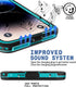 Design for iPhone 14 Pro Waterproof Case,Phone Case for iPhone 14 Pro with Screen Protector,Protective Case for iPhone 14 Pro 6.1''(Turquoise)...