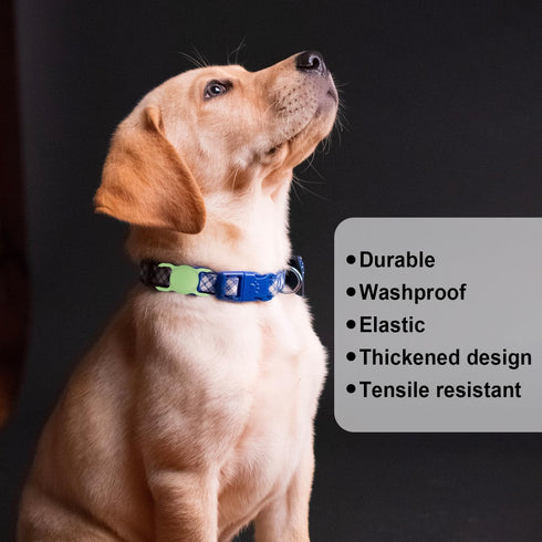 2pcs Airtag Dog Collar Holders, Silicone Waterproof Anti-Lost Protective Airtag Case Cover for Pets Dog Cats Compatible with Apple AirTag GPS Trac...