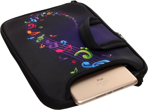 11.6-Inch to 12.5-Inch Neoprene Laptop Shoulder Messenger Bag Case Sleeve for 11 11.6 12 12.5" Inch Chromebook/Tablet/Notebook/Macbook Pro/Air (Mu...
