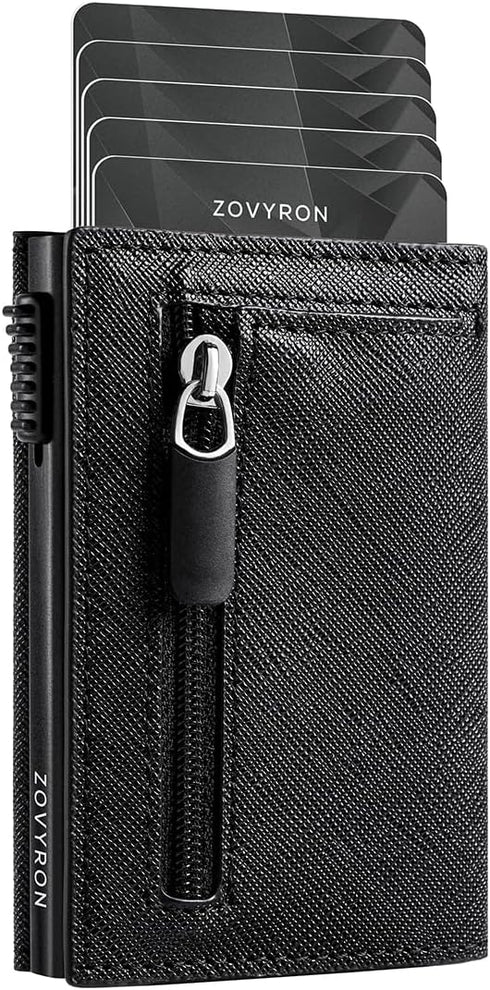 Wallet for Men Slim Smart Pop Up Wallet RFID Card Holder Wallet Mens Minimalist Small Wallet with Money Clip...