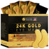 30 Pairs 24K Gold Under Eye Patches Face Masks Dark Circles Puffy Eye Bags Collagen Skincare Spa Trip Eye Mask...