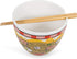 Toynk Sunken Noodles Japanese Ceramic Dish Set | 16-Ounce Ramen Bowl and Chopsticks Set...