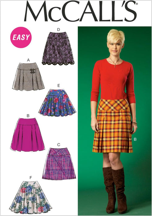 McCall's Patterns M7022 Misses' Skirts, A5 (6-8-10-12-14)...