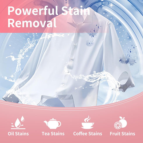 YUCO Laundry Detergent Sheets Berry Scent 80 Loads (40 Sheets) Eco-Friendly Laundry Soap Washer Sheets- Liquidless Laundry Detergent Sheets for Tr...