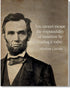 Abraham Lincoln Historic Quote - Wall Art Decor - Unframed 16x20 Inch Poster - Great Inspirational Gift - Motivational Print - American Patriotic ...