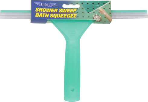 Ettore Squeegee Shower Sqeegee, 11 inches, Aqua...