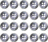 20 Pieces Genuine Grey Smoke Mother of Pearl Buttons for Women Men Shirts Dresses Polo DIY Sewing Craft (12.5MM)...