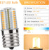 DiCUNO E17 LED Bulb Dimmable, Under Microwave Oven Appliance Light, 4W (30W Incandescent Equivalent), Warm White 3000K, AC110-130V for Stove Top L...