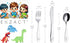 Exzact Kids Flatware 6 Pieces Stainless Steel Children Silverware 2 x Forks, 2 x Knives, 2 x Spoons,Toddler Utensils, Dishwasher Safe, 24 Months+ ...