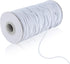 Stretchy Bracelet String 1 Roll 2mm Elastic Cord Sturdy Elastic Beading Cord 100 Yards Stretchy String for Bracelet Jewelry Making Necklaces Beadi...