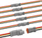 Newdeli Deutsch 3 Pin Connector Kit Waterproof Electrical Connector 16 AWG Male and Female Automotive Wire Connectors for Car Truck Boat, Dt Conne...