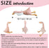 19.7" Goose Stuffed Animal Plush Kawaii Swan Toy Soft Doll for Girls Boys, Pink...