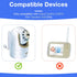 Charger for Infant Optics DXR-8, 5.9 V Power Cord Adapter Compatible with Infant Optics DXR-8 Baby Camera Monitor Unit Replacement, white...