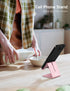 Phone Stand, Aluminum Phone Holder for iPhone 16 15 14 13 12 11 X 8 7 6 Plus 5, Samsung, Huawei, Suitable for All Smartphones, Adding a Touch of S...