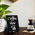 Signs ByLITA Coffee Bar, Table Sign, 6" x 8" (Black) 1 Pack...