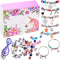 COO&KOO Charm Bracelet Making Kit, A Unicorn Girls Toy That Inspires Creativity and Imagination, Crafts for Girls Ages 8-12 with Jewelry Making Ki...