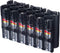 by Powerpax AAA Battery Storage Caddy, Black, Holds 12 Batteries (Not Included)...