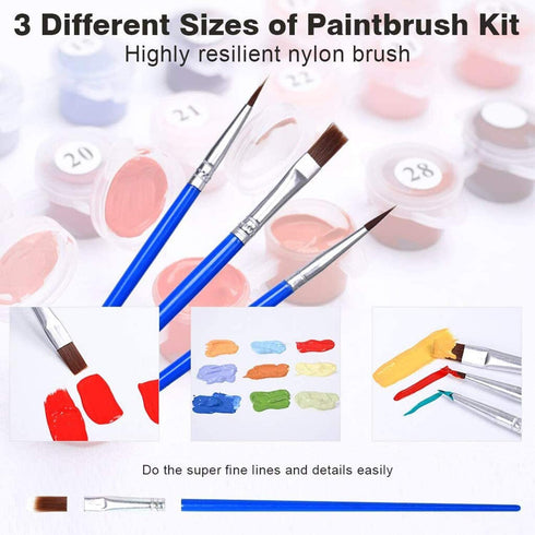 Paint by Numbers Kits for Kids - DIY Painting Craft Kits - 20x16 Inch Acrylic Oil Painting Set On Canvas for Childrens & Beginners, Colorful Sea T...