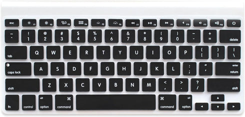 ProElife Ultra Thin Silicone Keyboard Protector Cover Skin for Apple Wireless Keyboard with Bluetooth MC184LL/B (Model A1314, U.S Layout) (Not Fit...