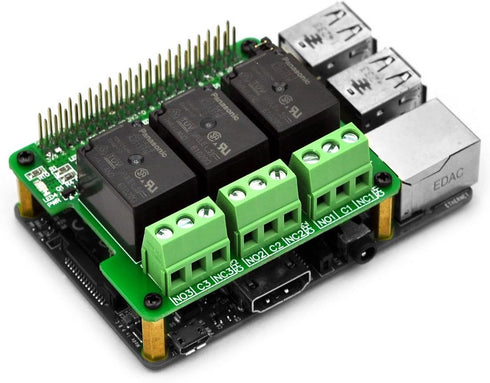 Electronics-Salon RPi Power Relay Board Expansion Module for Raspberry Pi A+ 3A+ B+ 2B 3B 3B+ 4B...