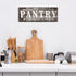 Pantry Sign Wall Decor Farmhouse Pantry Sign Wooden Rustic Retro Hanging Wooden Art Printed Decor for Home Room Holiday Decoration, 16 x 6 Inches(...