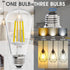 E ENERGETIC LIGHTING ST58/ST18, LED Filament Light Bulbs, 3CCT, 2700K/4000K/5000K,High Brightness, 7W, 60 W Equivalent,Classic Clear Glass, E26, 4...