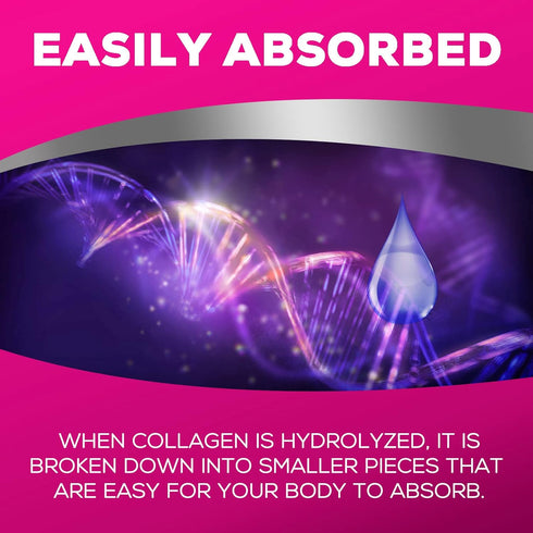Collagen Peptides for Women & Men, Type I, II, III, V, X Hydrolyzed Collagen Pills, Grass Fed Non-GMO Multi Collagen Peptides Supplements, Hair, S...