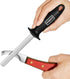 Hoof Knife Sharpener, 5 inch Farrier tool Honing Rod with Diamond Coated to Keep Hoof Knives and Cutting Instruments Sharp Black...