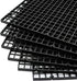 ALEGI Aquarium Fish Tank Divider Plastic Egg Crate Aquarium Filter Bottom Tray Plastic Grid (S 6pcs Black)...
