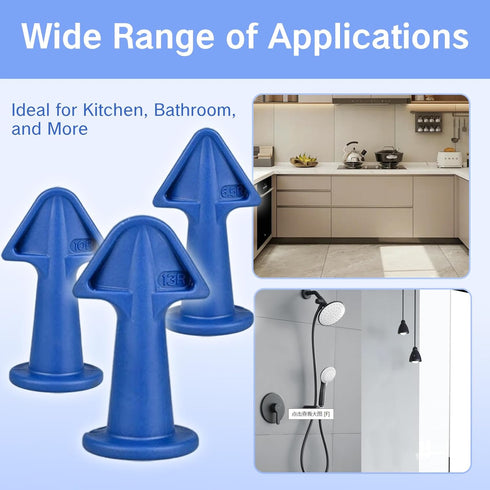 Caulk Tip Tool Caulking Tips Set with Nozzle Adapter Silicone Caulk Applicator Tools Reusable Nozzles for Finishing Grout and Sealant Caulk Gun Ac...