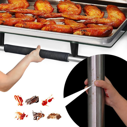 OUGAR8 Refrigerator Door Handle Covers,Keep Your Kitchen Appliance Clean from Smudges,Fingertips,Drips&Food Stains,Perfect for Dishwashers(12" L3.75 W, Black)