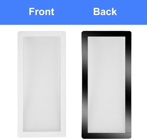 Extra Strong Magnetic Floor Vent Covers, Upgrade Air Vent Screen Cover for 4"x10" Vent Duct Opening, AC Vent Mesh Register Screen Cover for Home F...
