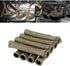 Titanium Spark Plug Wire Heat Shield & Sleeve - 2500F High Temp Protection, 8-Pack...