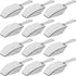 Clear Plastic Acrylic Scoops 12 Pcs | 6.5” Medium Kitchen Scoop | Wedding Desserts | Candy Buffet, Ice Cream, Protein Powders, Coffee, Tea, Flour ...