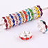 12mm Rhinestone Beads for Pen Making Bulk 100pcs Multicolor Wave Space Beads for Pens,Diamond Crystal Beads for Beadable Pens DIY Bracelet Jewelry...
